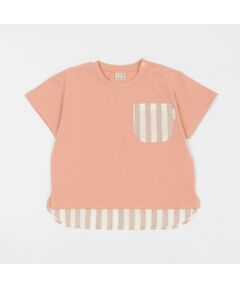 【接触冷感】ポケット柄Tシャツ