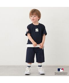 【MLB】ロゴ刺しゅうハーフパンツ