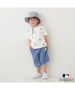 【MLB】ロゴ刺しゅうハーフパンツ