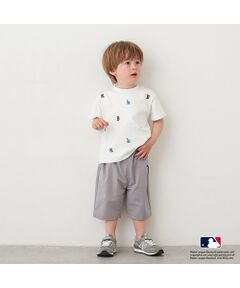 【MLB】ロゴ刺しゅうハーフパンツ