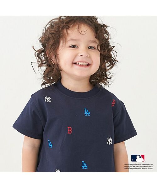 petit main / プティマイン Tシャツ | 【MLB】ロゴ刺しゅうTシャツ | 詳細1