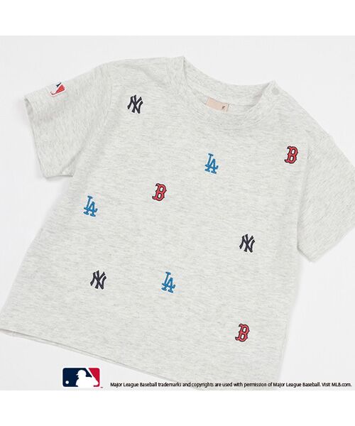 petit main / プティマイン Tシャツ | 【MLB】ロゴ刺しゅうTシャツ | 詳細14