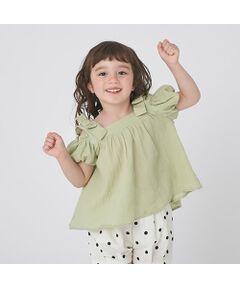 petit main / プティマイン シャツ・ブラウス | 【AJUGA.リンク】オフショルブラウス（キッズサイズ）