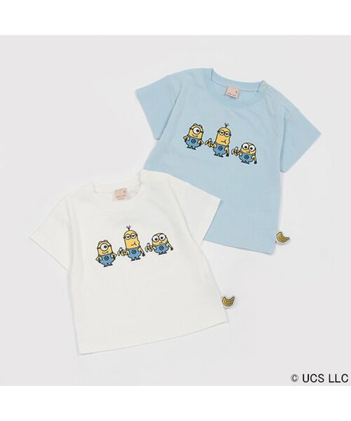 petit main / プティマイン Tシャツ | 【ミニオン】アップリケTシャツ | 詳細17