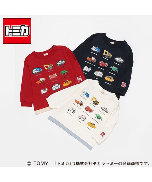 petit main / プティマイン Tシャツ | 【TOMICA】トミカ集合長袖Tシャツ | 詳細11