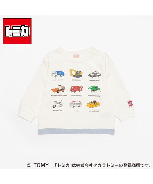 petit main / プティマイン Tシャツ | 【TOMICA】トミカ集合長袖Tシャツ | 詳細3