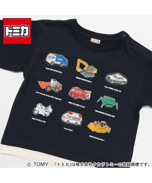 petit main / プティマイン Tシャツ | 【TOMICA】トミカ集合長袖Tシャツ | 詳細7