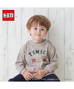 【TOMICA】後布帛長袖Tシャツ