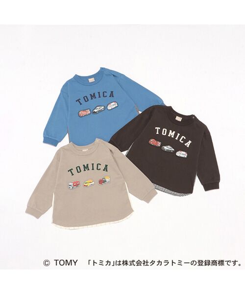 petit main / プティマイン Tシャツ | 【TOMICA】後布帛長袖Tシャツ | 詳細18