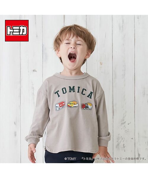 petit main / プティマイン Tシャツ | 【TOMICA】後布帛長袖Tシャツ | 詳細4