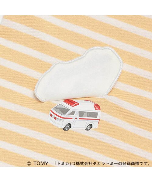 petit main / プティマイン Tシャツ | 【TOMICA】ボーダーアップリケ長袖Tシャツ | 詳細13