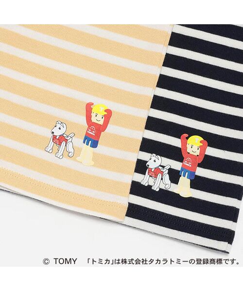 petit main / プティマイン Tシャツ | 【TOMICA】ボーダーアップリケ長袖Tシャツ | 詳細15