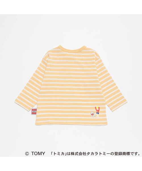 petit main / プティマイン Tシャツ | 【TOMICA】ボーダーアップリケ長袖Tシャツ | 詳細8