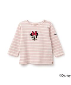 【Disney】アップリケボーダー長袖T