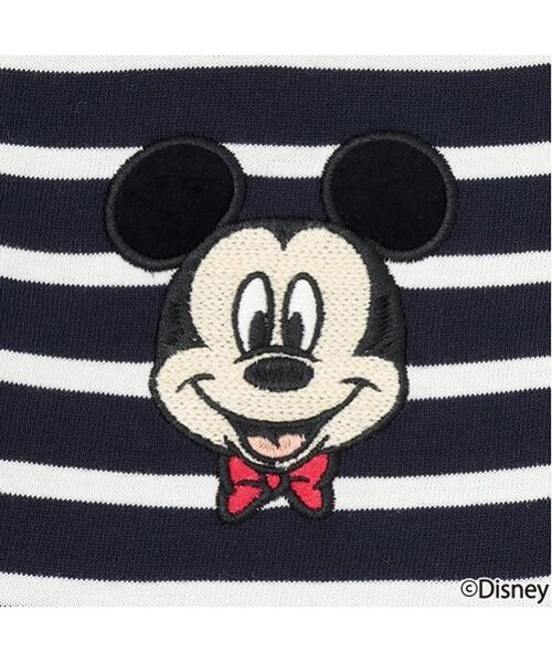 petit main / プティマイン Tシャツ | 【Disney】アップリケボーダー長袖T | 詳細10