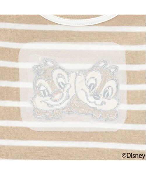 petit main / プティマイン Tシャツ | 【Disney】アップリケボーダー長袖T | 詳細13