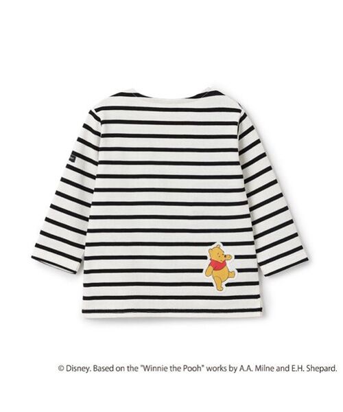 petit main / プティマイン Tシャツ | 【Disney】ｐｏｏｈボーダー長袖Ｔ | 詳細7