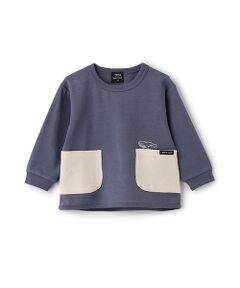 petit main / プティマイン 未設定 | 【オーガニック】ポケット長袖Tシャツ