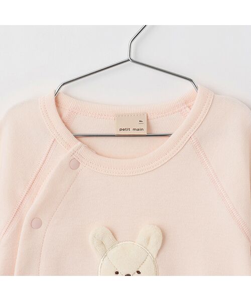petit main / プティマイン ベビー・キッズウエア | 【オーガニック】アニマル2WAYオール | 詳細3