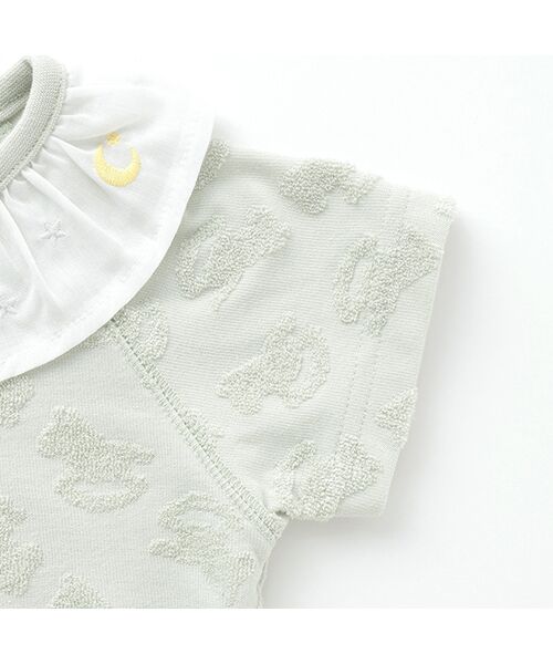 petit main / プティマイン ロンパース | 【弱酸性】襟刺繍2WAYオール | 詳細5