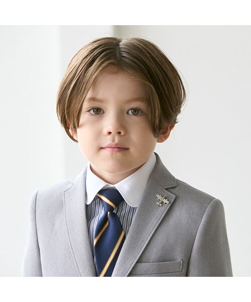 petit main / プティマイン ベビー・キッズウエア | グレーJK+ショートパンツセット | 詳細1