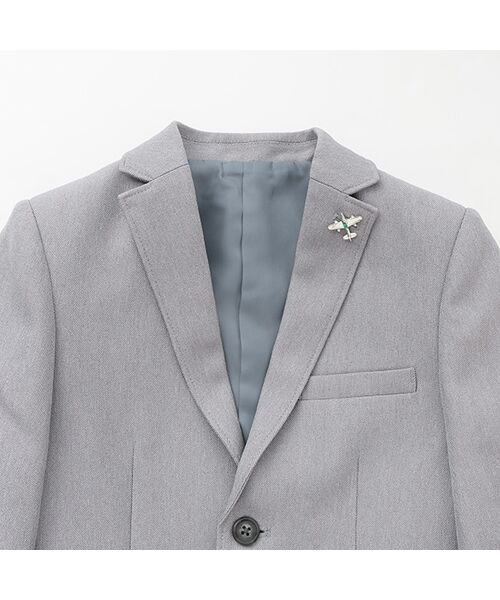 petit main / プティマイン ベビー・キッズウエア | グレーJK+ショートパンツセット | 詳細12