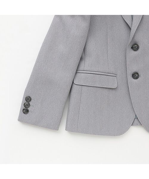 petit main / プティマイン ベビー・キッズウエア | グレーJK+ショートパンツセット | 詳細15