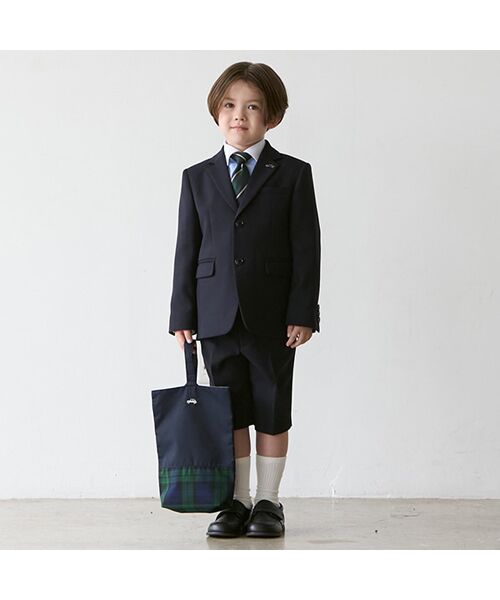 petit main / プティマイン トートバッグ | 切替刺繍シューズバッグ | 詳細1