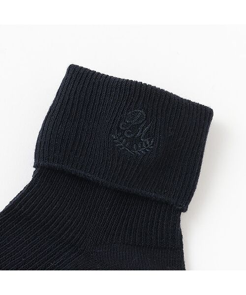 petit main / プティマイン 未設定 | 刺繍二つ折りソックス | 詳細1