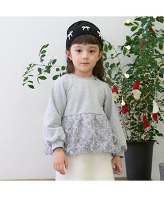 【リンク】ジャガードペプラムトレーナー