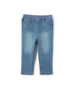 petit main / プティマイン デニムパンツ | 【オーガニック】デニムストレートパンツ