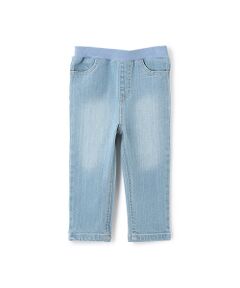 petit main / プティマイン デニムパンツ | 【オーガニック】デニムストレートパンツ