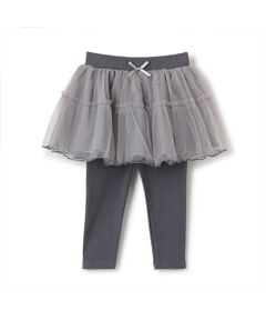 petit main / プティマイン ミニ・ひざ丈スカート | レギンス付きチュールスカート