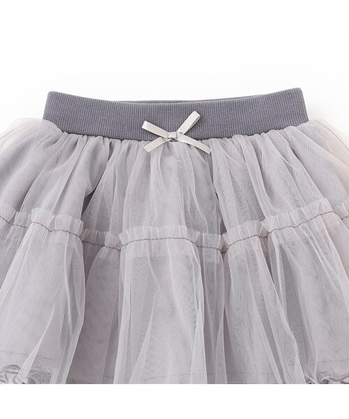 petit main / プティマイン ミニ・ひざ丈スカート | レギンス付きチュールスカート | 詳細11