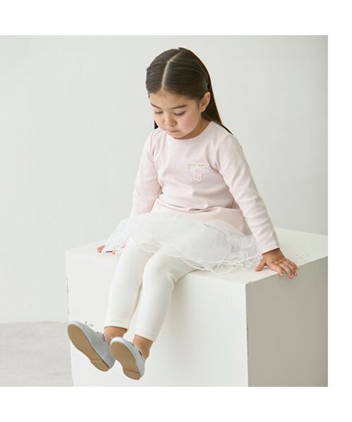 petit main / プティマイン ミニ・ひざ丈スカート | レギンス付きチュールスカート | 詳細4