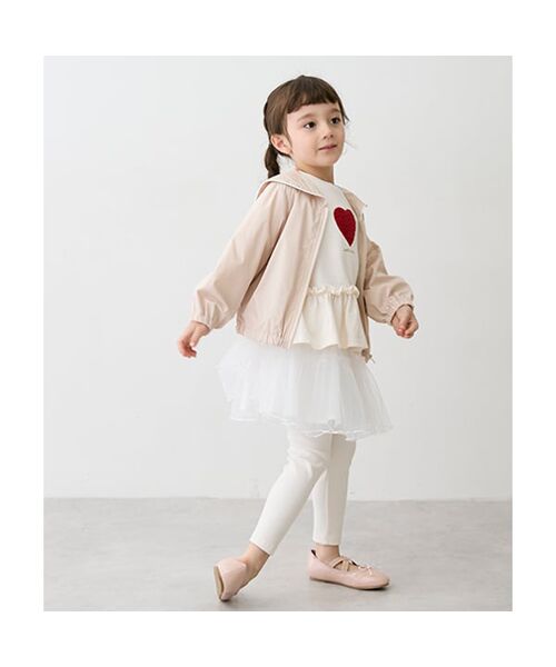 petit main / プティマイン ミニ・ひざ丈スカート | レギンス付きチュールスカート | 詳細7