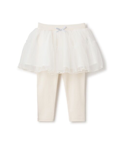 petit main / プティマイン ミニ・ひざ丈スカート | レギンス付きチュールスカート | 詳細9