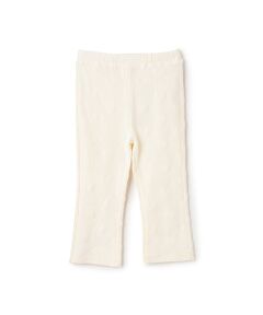 petit main / プティマイン その他パンツ | ハートジャガードフレアパンツ