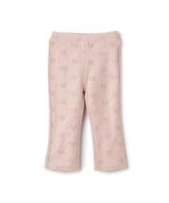 petit main / プティマイン その他パンツ | ハートジャガードフレアパンツ