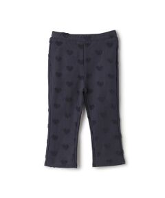 petit main / プティマイン その他パンツ | ハートジャガードフレアパンツ