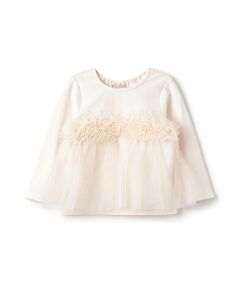 petit main / プティマイン ベビー・キッズウエア | 【リンク】チュールビスチェドッキング長T