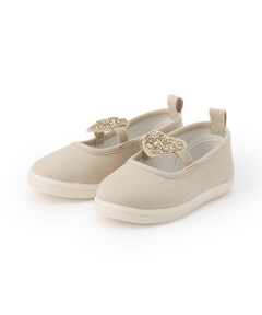 petit main / プティマイン フラットシューズ | キラキラモチーフシューズ