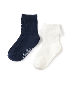 フリル・フロートクルーソックス2P