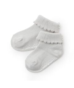 petit main / プティマイン ソックス | パール付きクルーソックス