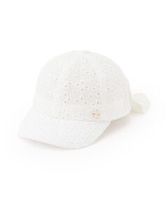 petit main / プティマイン キャップ | 日除けリボン付きキャップ