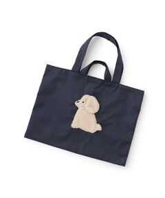 petit main / プティマイン トートバッグ | 【名入れ】DOGアップリケレッスンバッグ