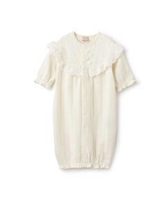 petit main / プティマイン ベビー・キッズウエア | 【オーガニック】レース切替2WAYオール