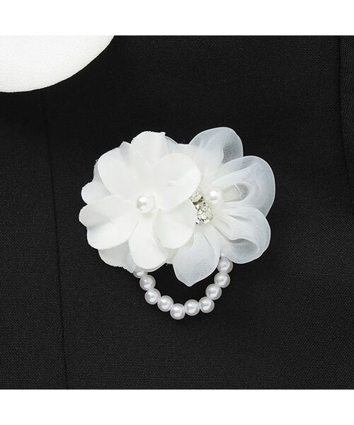 petit main / プティマイン ベビー・キッズウエア | ジャガードリボンOP＋襟付きJKセット | 詳細11