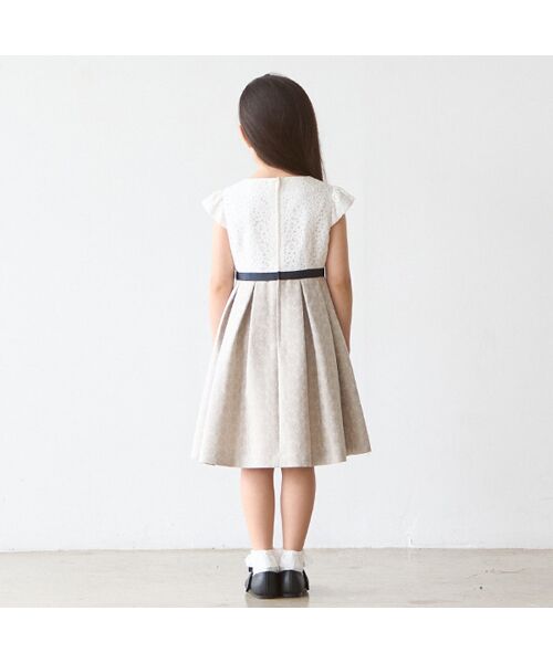 petit main / プティマイン ベビー・キッズウエア | ジャガードリボンOP＋襟付きJKセット | 詳細5