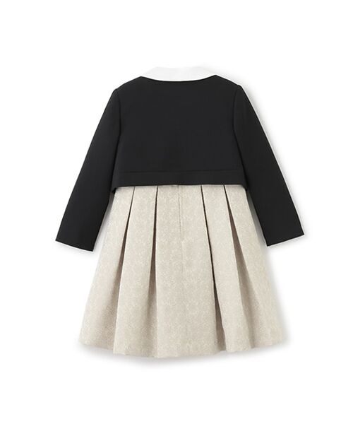 petit main / プティマイン ベビー・キッズウエア | ジャガードリボンOP＋襟付きJKセット | 詳細7